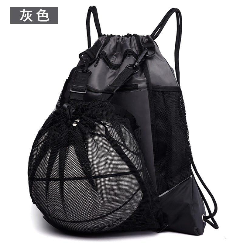 Basketball Bag with Mesh Pocket for Training and Sports