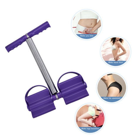 Spring Foot Pedal Resistance Trainer for Abs Workout