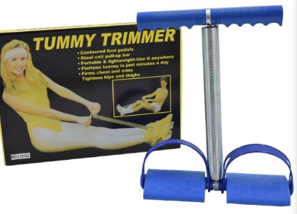 Spring Foot Pedal Resistance Trainer for Abs Workout