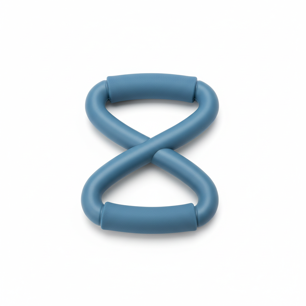 8-Shape Band White Background