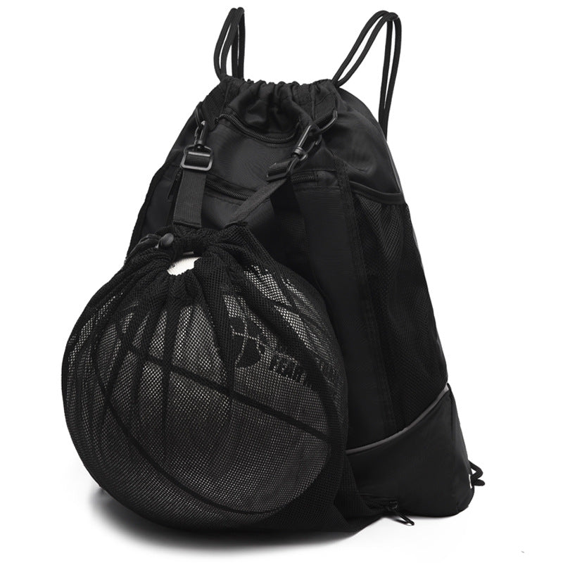 Basketball Bag with Mesh Pocket for Training and Sports