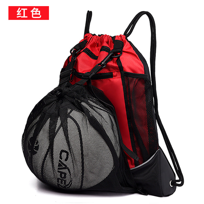 Basketball Bag with Mesh Pocket for Training and Sports