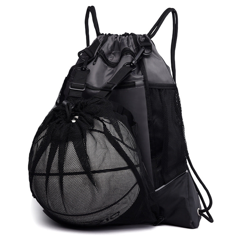 Basketball Bag with Mesh Pocket for Training and Sports