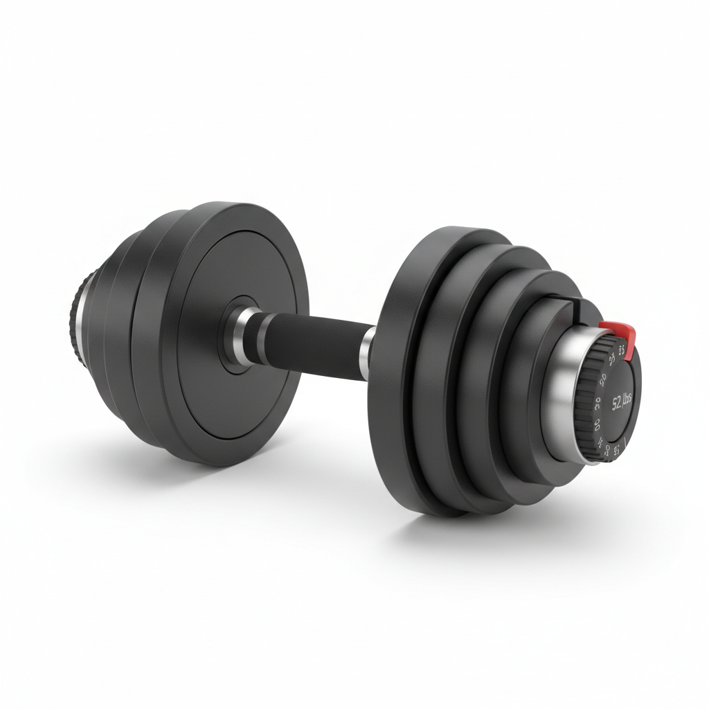 Adjustable Dumbbell White Background