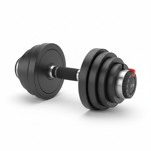 Adjustable Dumbbell White Background