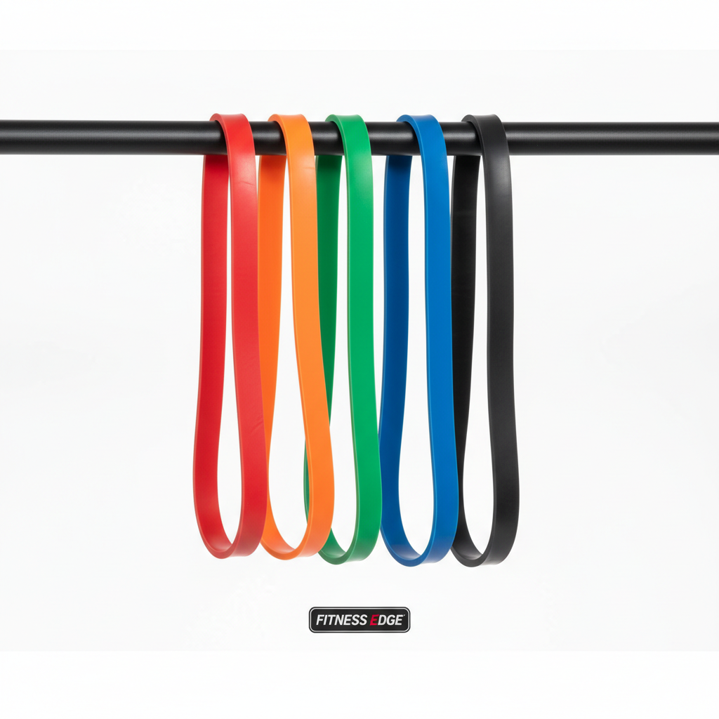 Pull-Up Bands on Bar